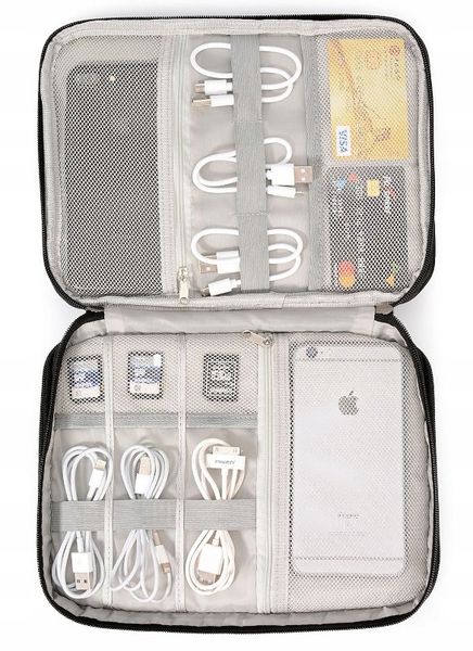Organizer Torba Podróżna Na Kable Ładowarki Etui zdjęcie 15