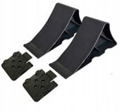 2x Klin + uchwyt pod koła Domar D53100 D53105 czarny plastikowy
