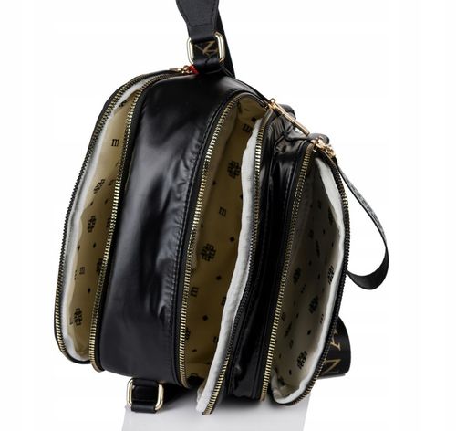 MONNARI Torebka na ramię LISTONOSZKA Pojemna DWUKOMOROWA do pracy na Arena.pl