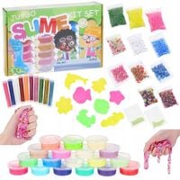 Slime Zestaw do Robienia Glutów Piankolina Glut XXL Kreatywny BOX
