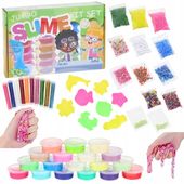 Slime Zestaw do Robienia Glutów Piankolina Glut XXL Kreatywny BOX