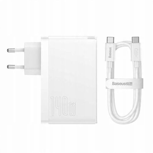 Baseus GaN5 Pro szybka ładowarka USB +2xUSB-C 140W na Arena.pl