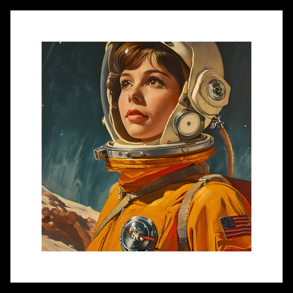 Plakat 20x20cm Pionierka Kosmosu zdjęcie 3