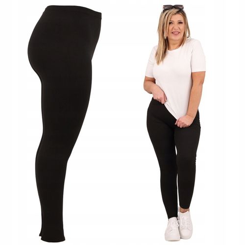 LEGINSY BAWEŁNIANE ELASTYCZNE SPORTOWE WYSZCZUPLAJĄCE DUŻE ROZMIARY na Arena.pl