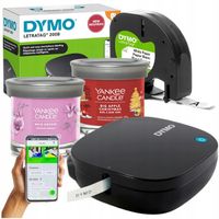 Drukarka do etykiet DYMO LetraTag 200B czarna + 2 świeczki YANKEE GRATIS