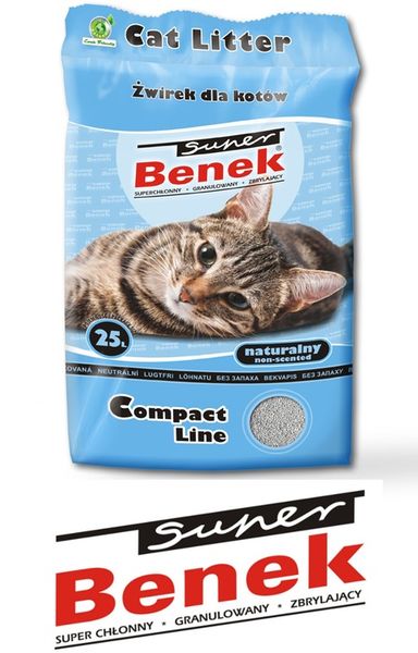 Super Benek Compact 25L Żwirek dla kota Niebieski zdjęcie 3