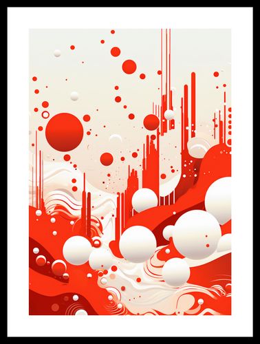 Plakat 29,7x42cm Krwiście Czerwone Wibracje na Arena.pl