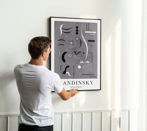 Plakat cyfrowy do wydruku kandinsky na Arena.pl