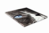 SZKLANA DESKA KUCHENNA 35x35 470g Ojos azules
