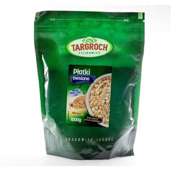 Płatki Owsiane 6x 1kg Targroch 6kg Duży Zestaw zdjęcie 3