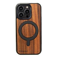 Drewniane Etui Bewood do iPhone 15 Pro PALISANDER SANTOS z MagSafe
