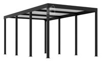 CarPort PREMIUM - Wiata samochodowa 3x5 Antracyt - ID955