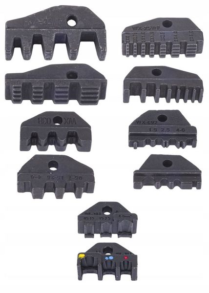 Zaciskarka Do Konektorów 5 Matryc 10-35 mm + Ściągacz do Izolacji 0,2-6 mm zdjęcie 16