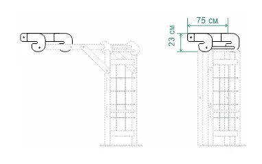 uchwyt mocujący do drabinki różowy na Arena.pl
