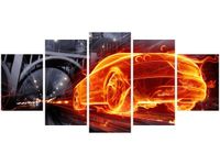 70CM 150CM OBRAZ 5 ELEM MKNĄCE AUTO ŚCIENNY