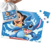PUZZLE - LILO I STICH WZORY Z BAJEK I GIER DLA DZIECI 35el + WORECZEK