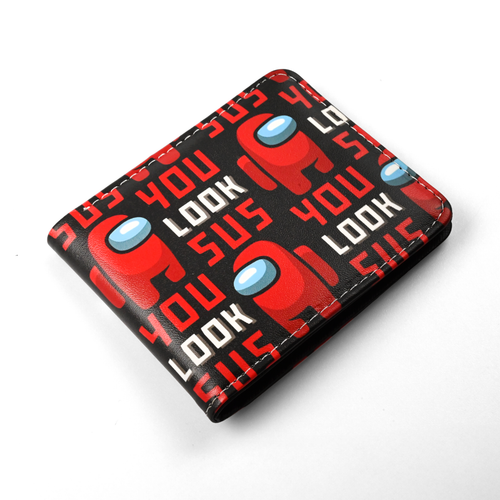 You Look Sus | 13 cm | Eko-Skóra | Portfel | Among Us na Arena.pl