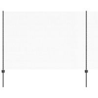 Ogrodzenie z słupkami Szary 1.6 x 50 m Stal