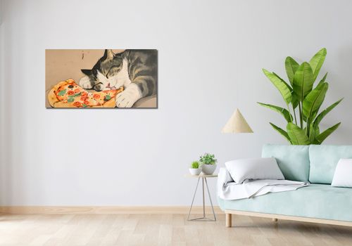 Obraz 100x50cm Pizza Dla Kota na Arena.pl