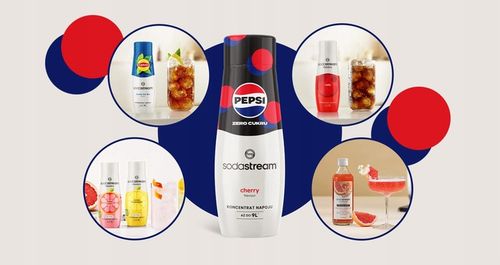 Syrop koncentrat do gazowania wody SodaStream Pepsi Cherry Zero Cukru na Arena.pl