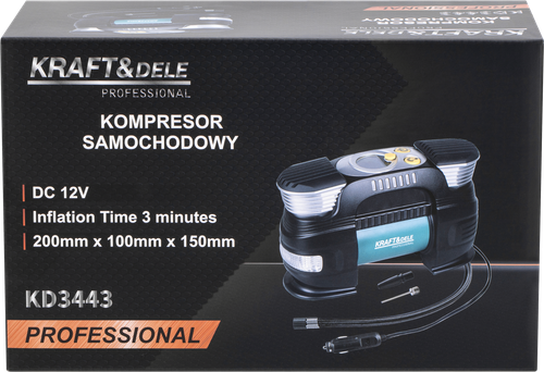 KOMPRESOR SAMOCHODOWY 7BAR 250W KD3443 na Arena.pl