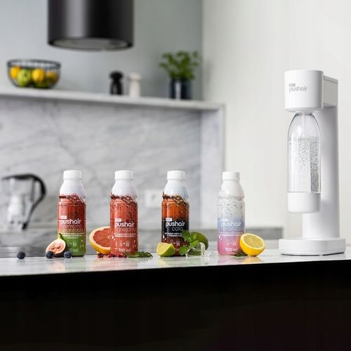 PushAir Saturator do Wody Dafi Syfon Biały + 2 Naboje + Butelka 0,7 na Arena.pl