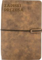 Notes z ekoskóry notatnik A5 grawer personalizowany PREZENT Z TWOIM NAPISEM