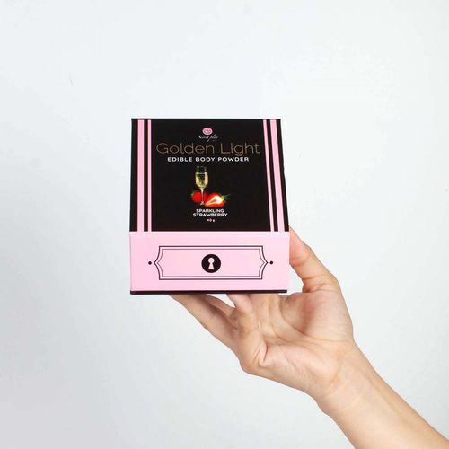 sparkling strawberry edible powder & feather tickler kit cod. na Arena.pl