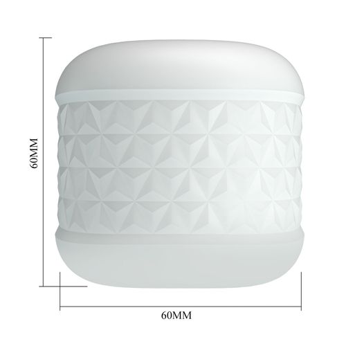 Masturbator Męski Pretty Love Crystle – Biały Kompaktowy Z Teksturą Wnętrza na Arena.pl