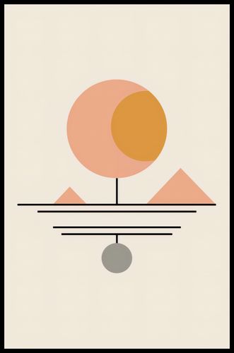 Plakat 53x81cm Geometryczna Utopia na Arena.pl