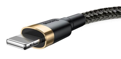 Kabel Baseus Cafule USB Lightning do iPhone iPad iPod 2A 3m Złoty na Arena.pl