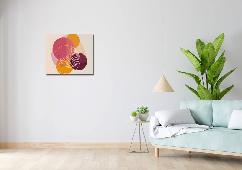 Obraz 60x50cm Przenikanie Ciepła zdjęcie 2