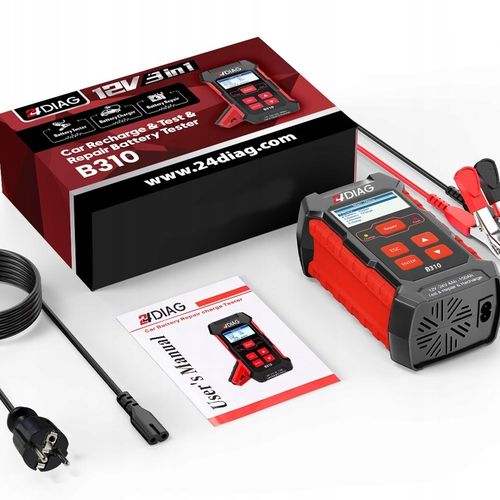 TESTER DO AKUMULATORÓW PROSTOWNIK B310 12V 24V 10A na Arena.pl