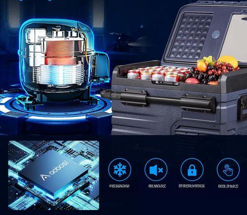 Lodówka kompresorowa AAOBOSI 45L Dual Zone z WiFi i sterowaniem POWYSTAWOWE na Arena.pl