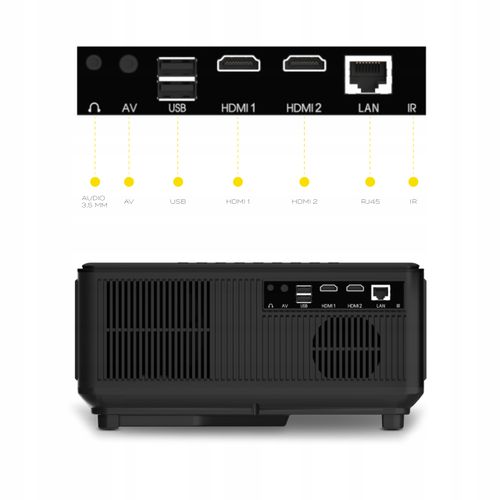 Projektor Overmax Multipic 6.1 LED Full HD Android BT WIFI na Arena.pl