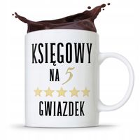Kubek Dla Księgowej Księgowego Na 5 Gwiazdek Z Nadrukiem Ze Zdjęciem