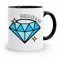 Kubek Czarny Dzień Babci Babcia Idealna Prezent Z Nadrukiem Ze Zdjęciem