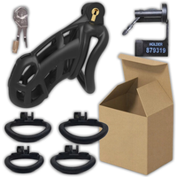 Klatka Na  Penisa  Pas  Cnoty Z Zapięciem  Na Klucz  BDSM CHASTITY CAGE L