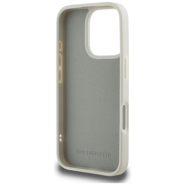 Etui Karl Lagerfeld do iPhone 16 Pro, Beżowy zdjęcie 7
