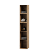 Słupek łazienkowy wiszący otwarty NATI 160 dąb craft złoty (W1)