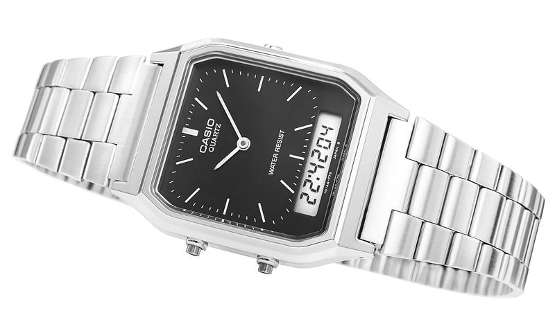 zegarek męski casio aq-230a-1dmq + box zdjęcie 3