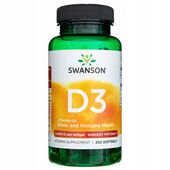 SWANSON D3 MOCNA WIT D3 250KAPS 5000IU ODPORNOŚĆ