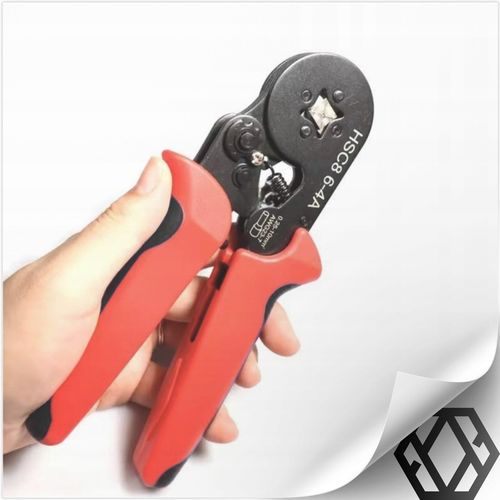 ZACISKARKA PRASKA DO KONEKTORÓW KOŃCÓWEK KABLI TULEJEK 0.25-10mm² na Arena.pl