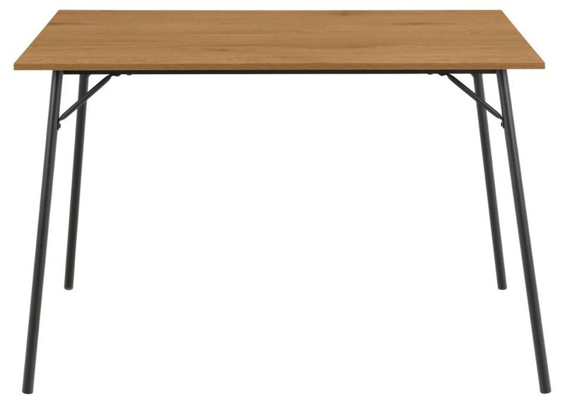 Stół Peru 120x80cm dąb/czarny zdjęcie 3