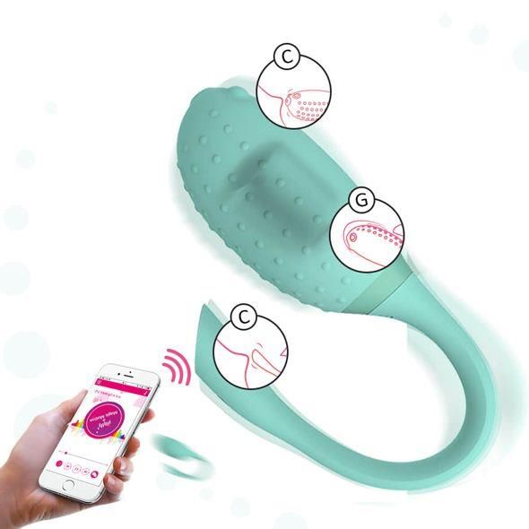 Magic Motion - Fugu Smart Wearable Vibrator Green zdjęcie 4