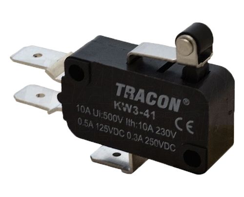 Wyłącznik krańcowy mikro z dźwignią sprężynową i rolką TRACON na Arena.pl