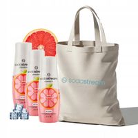 Zestaw Syrop koncentrat Soda Stream PINK GRAPEFRUIT 3x440ml + Torba GRATIS
