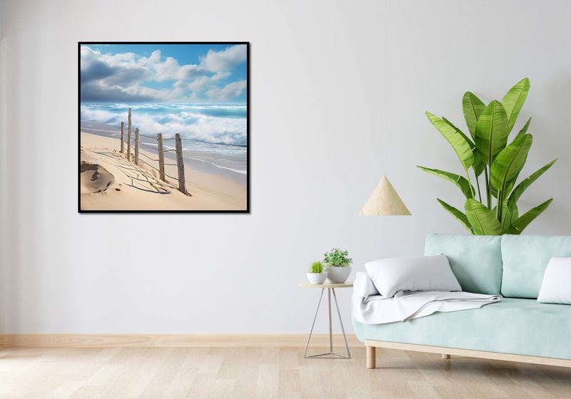 Plakat 100x100cm Szepty Oceanu zdjęcie 4