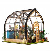 DIY MINIATUROWY DOMEK - SZKLARNIA | DIY | Puzzle 3D