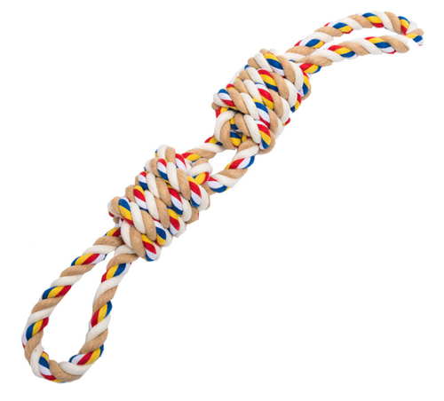 Duży Szarpak dla psa kolorowy na Arena.pl